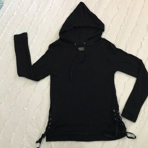 Black long sleeve hoodie